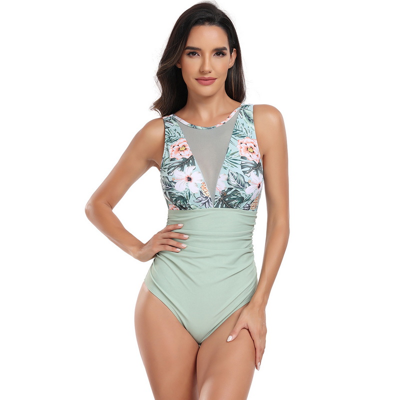 2025 New One-Piece Swimsuit for Women - European Lace Bikini Swimwear_33