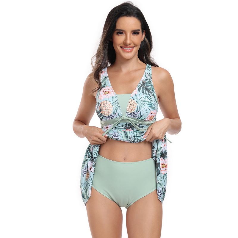 New Modest Swimsuit for Women - European Style Two-Piece Swimwear