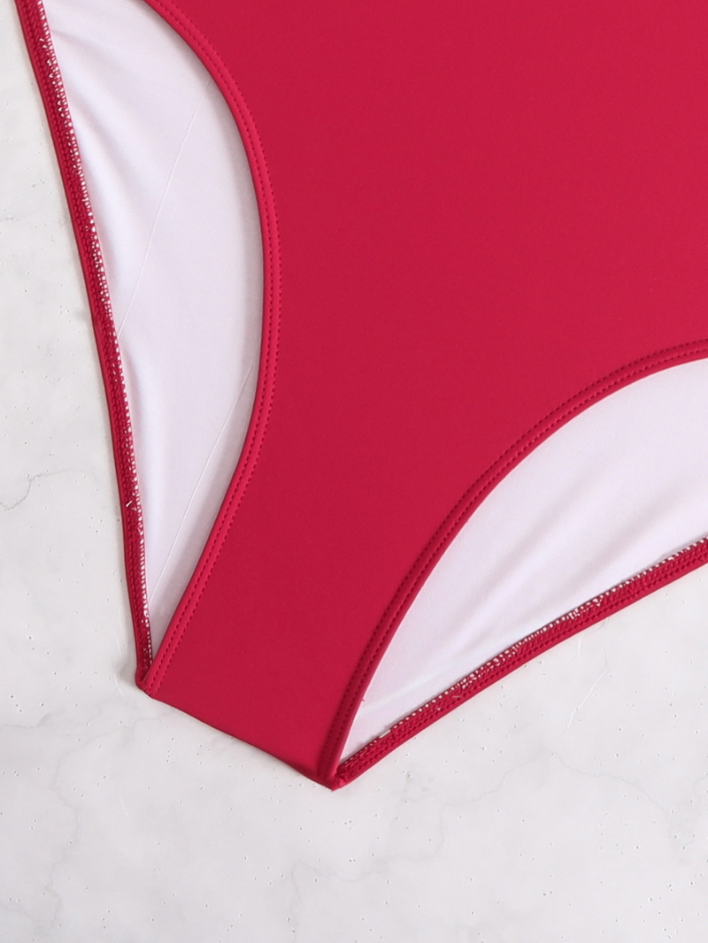 2025 Hot-Selling Retro One-Piece Swimsuit - Sporty European Bikini_13