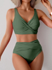 2025 Sexy Two-Piece Bikini Set - High-Waisted European Style Swimwear