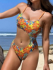 Sexy Floral One-Piece Bikini - Women's Swimwear New Arrival