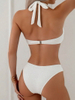 Sexy Halter Neck Bikini with Heart Cutout – 3-Piece Backless Swimsuit for Women