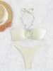Sexy Chain Halter Bikini - Solid Color Hot Seller Beachwear