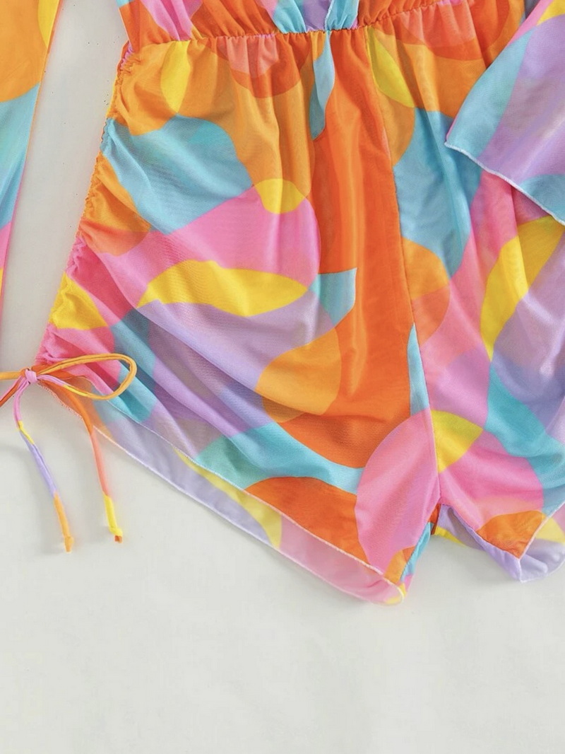 Sexy Three-Piece Printed Mesh Bikini Set - Hot Seller for Beach Vacations_15