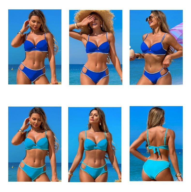 New 2025 Bikini Three-Piece Tight-Fitting Women's Swimsuit Push-Up Sexy Hot Spring Style (3)