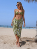 2025 Three-Piece Floral Bikini Swimwear For Women Vacation Hot Springs