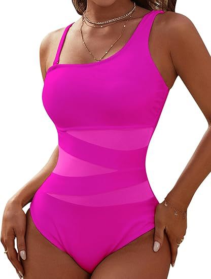 2025 New European One-Piece Swimsuit With Sexy Bikini Cover-Up_10