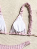 Solid Color Sexy Bikini - INS Style Women's Beach Swimwear