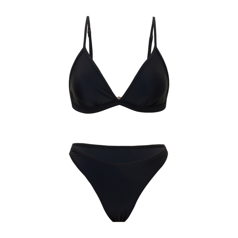 2025 European Style Sexy Triangle Bikini Set - Two-Piece and One-Piece Combo_12