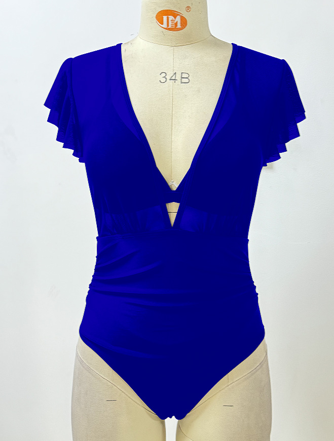 2025 European Style Sexy Triangle Bikini Set - Two-Piece and One-Piece Combo_03