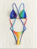 Colorful Tie One-Piece Bikini - INS Style Hot Seller
