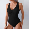 2025 New European Solid One-Piece Swimsuit With Sexy Tight Fit Bikini Style