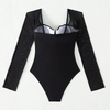 2025 New European One-Piece Swimsuit With Backless Print Bikini And Cover-Up Two-Piece Set