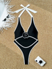 2025 New Fashion Bikini – Minimalist Sexy Tie Back 3D Floral Swimwear