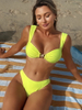2025 Yellow Starfish Bikini Set - Slimming Vacation Swimsuit for Women