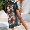 2025 New Halter One-Piece Sheer Cover-Up Two-Piece Swimsuit