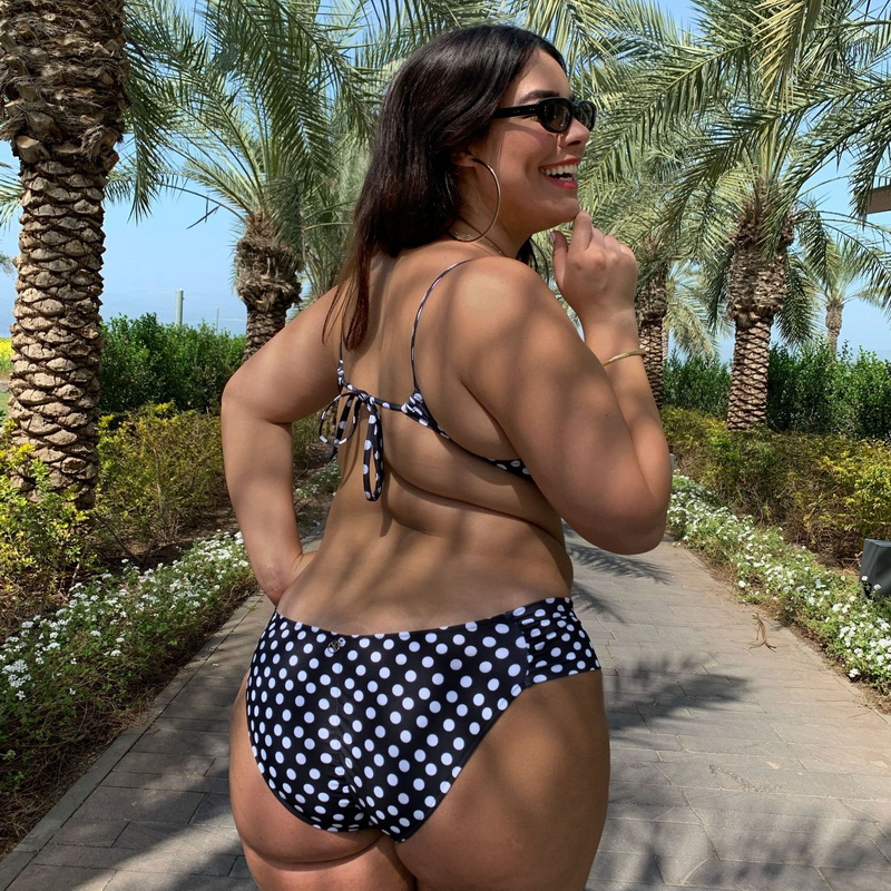 Leopard Print And Polka Dot Bikini Tie Two-Piece Swimsuit Sexy European Style S-XXXL_08