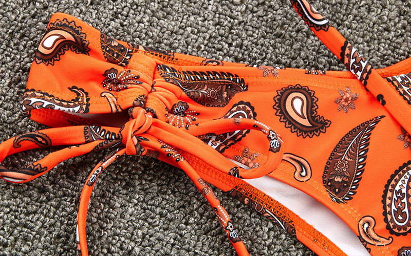 Printed Tie Strap Bikini Two-Piece Swimsuit S-XXXL Sexy European Fashion_04