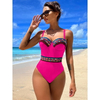 2025 New Western Style Bikini – Push-Up Strappy Backless One-Piece Swimsuit
