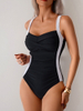 2025 One-Piece Swimsuit - Sporty European Style Hot-Selling Women's Swimwear