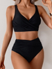2025 Sexy Two-Piece Bikini Set - High-Waisted European Style Swimwear