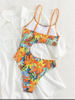 Sexy Floral One-Piece Bikini - Women's Swimwear New Arrival