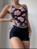 Sexy Printed Boxer Bikini Set - Pure Desire Two-Piece Women's Swimwear