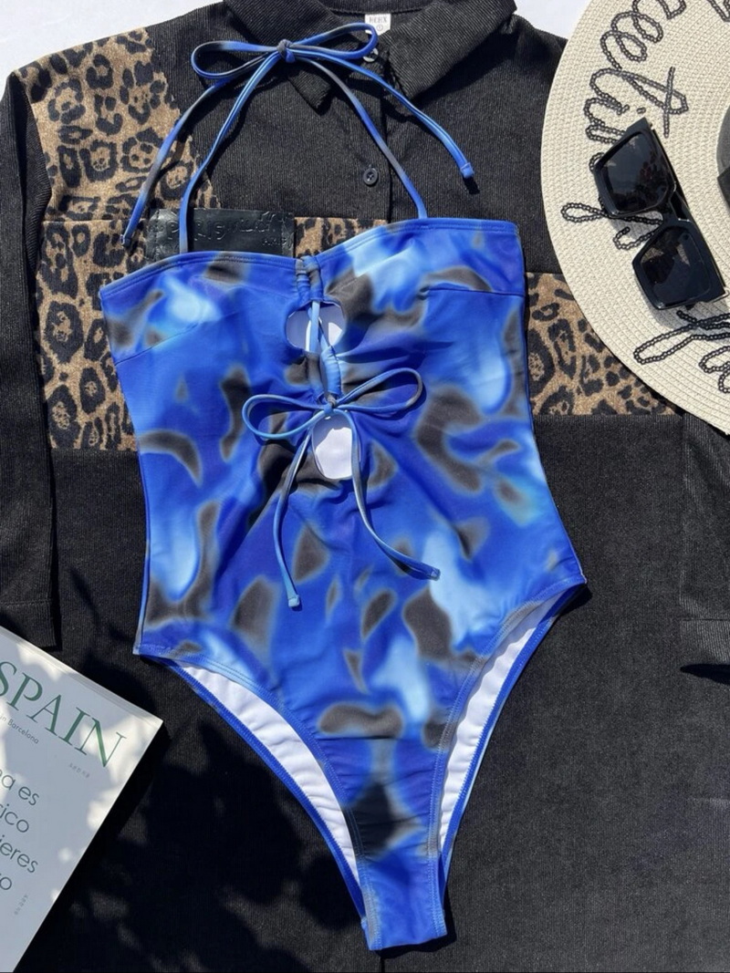 Sexy Tie One-Piece Bikini - Pure Desire Swimsuit Hot Seller