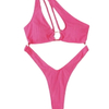 Sexy Solid Color One-Piece Bikini - Women's Thong Swimsuit