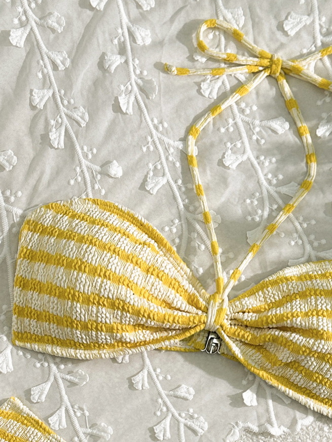 Sexy Striped Two-Piece Bikini - Beach Vacation Women's Swimwear_08