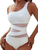 2025 New European One-Piece Swimsuit With Sexy Bikini Cover-Up