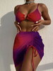 Sexy Three-Piece Bikini Set - Beach Hot Seller Swimwear