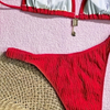 2025 Fashion Two-Piece Bikini Set With Unique Fabric European Style