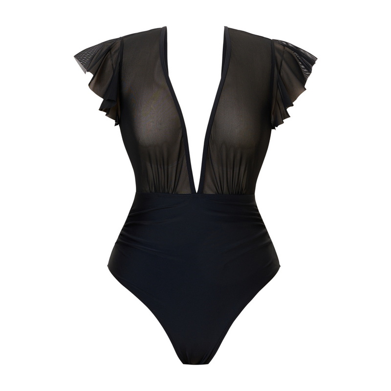 2025 European Style Sexy Triangle Bikini Set - Two-Piece and One-Piece Combo_14
