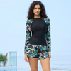 2025 New Fashion Bikini Long Sleeve Dive Swimsuit for Women Two-Piece Swimwear