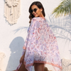 2025 New Custom Print Ruched One-Piece Two-Piece Swimsuit For Women