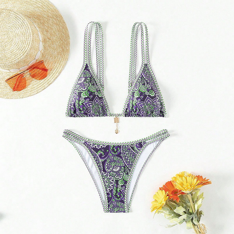 2025 New Bikini &ndash; Sexy Backless Printed Strappy Two-Piece Swimsuit_08