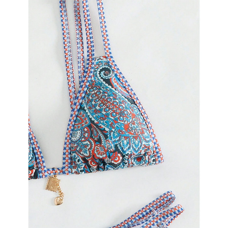 2025 New Bikini &ndash; Sexy Backless Printed Strappy Two-Piece Swimsuit_19