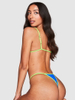 New Western Style Bikini – Sexy Bandeau High Cut Twist Front Swimsuit