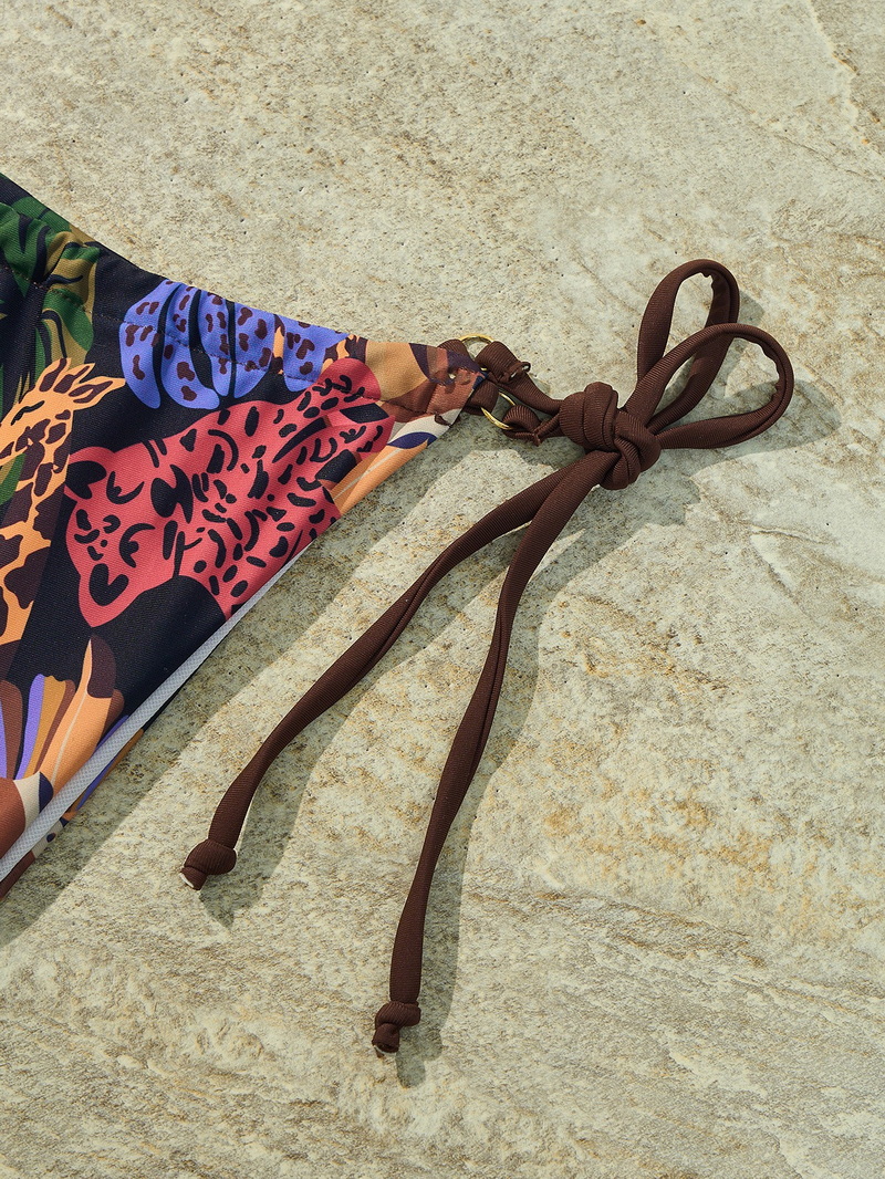 New Western Style Bikini &ndash; Printed Triangle Cup Halter Neck Two-Piece Swimsuit_27