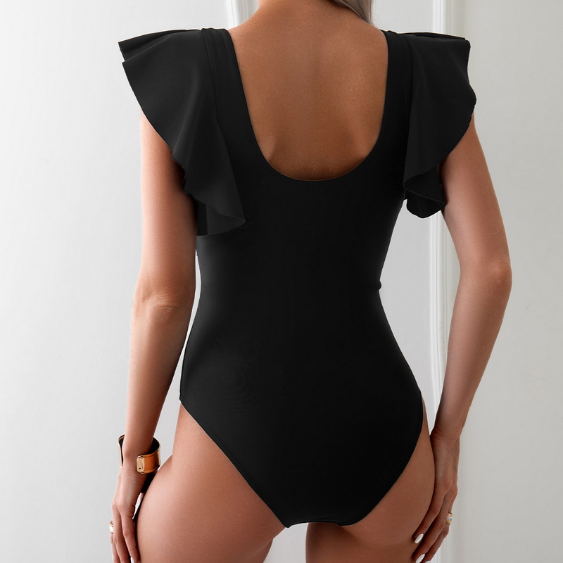 2025 One-Piece Swimsuit for Women - European Quick-Dry Sports Bikini Swimwear_05