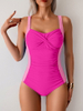 2025 One-Piece Swimsuit - Sporty European Style Hot-Selling Women's Swimwear