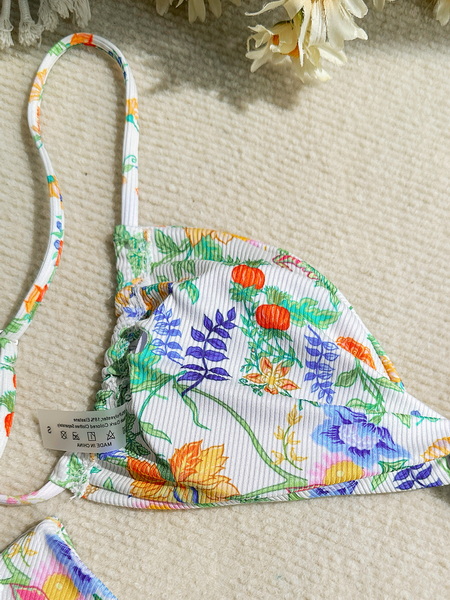 Floral Backless Two-Piece Bikini Set - Trendy Hot Spring Swimsuit for Women_03