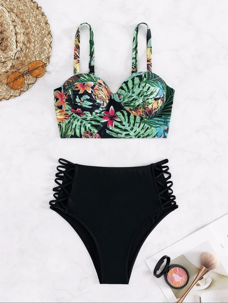 Sexy Underwire Printed Bikini - Hot Seller Two-Piece Wholesale Swimwear_06