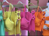 Summer Hot-Selling Women's Swimsuit Thai Candy Color 3-Piece Skirted Bikini Set