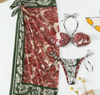 European Three-Piece Bikini Set With Sexy Print, High Waist, And Backless Design 2025