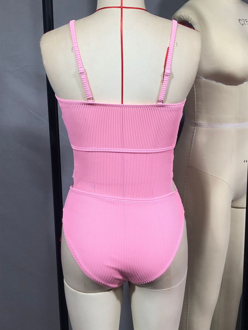 2025 New Solid Color Slimming Tummy Control Backless One-Piece Swimsuit for Women_12