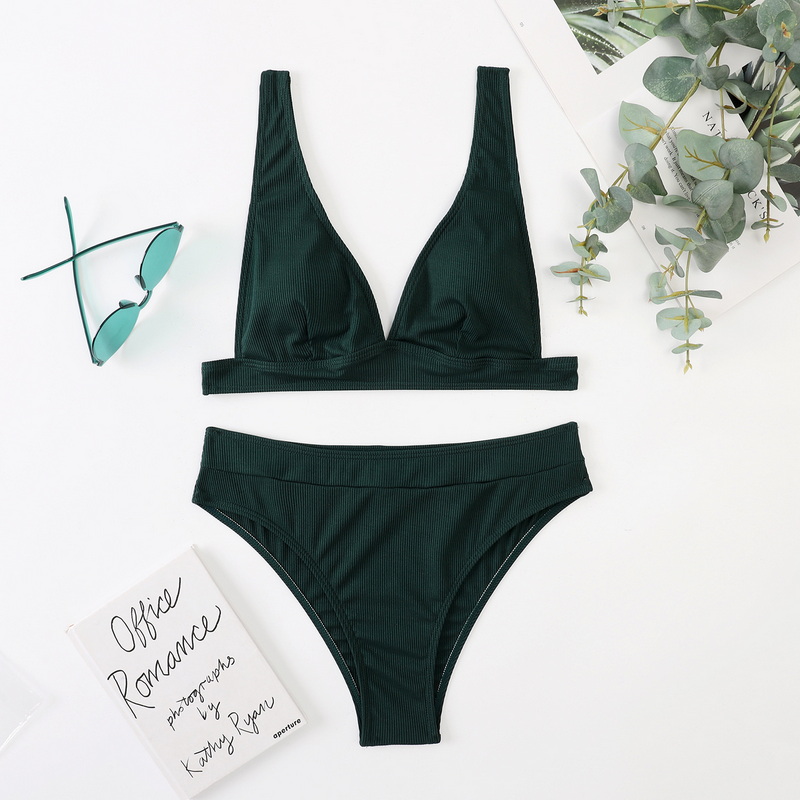 2025 New High-Waisted Bikini Set Hot Sale Sexy Two-Piece Swimsuit for Women_19