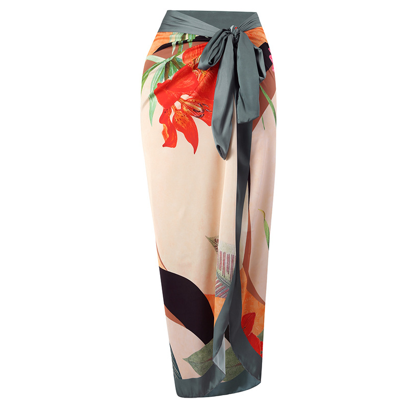 2025 New Printed One-Piece Two-Piece Beach Skirt Multi-Wear Swimwear_09