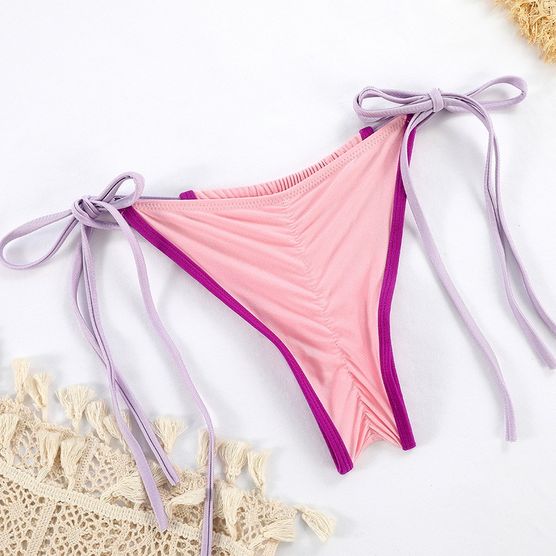 Printed Tie Back Bikini Hot Selling Sexy Two-Piece European Fashion_19